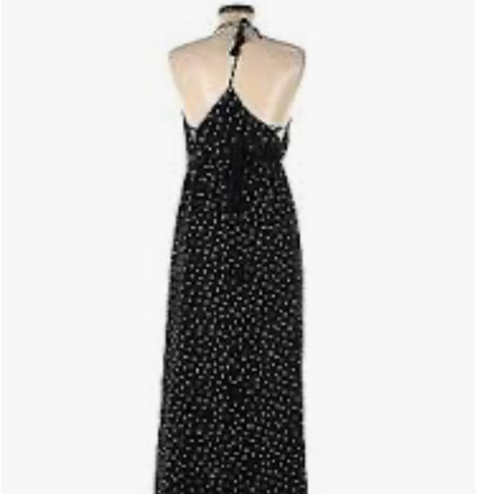 EXPRESS TASSEL TIE SURPLICE MAXI DRESS sz L